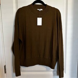 Madewell Olive-Brown Crewneck Sweater